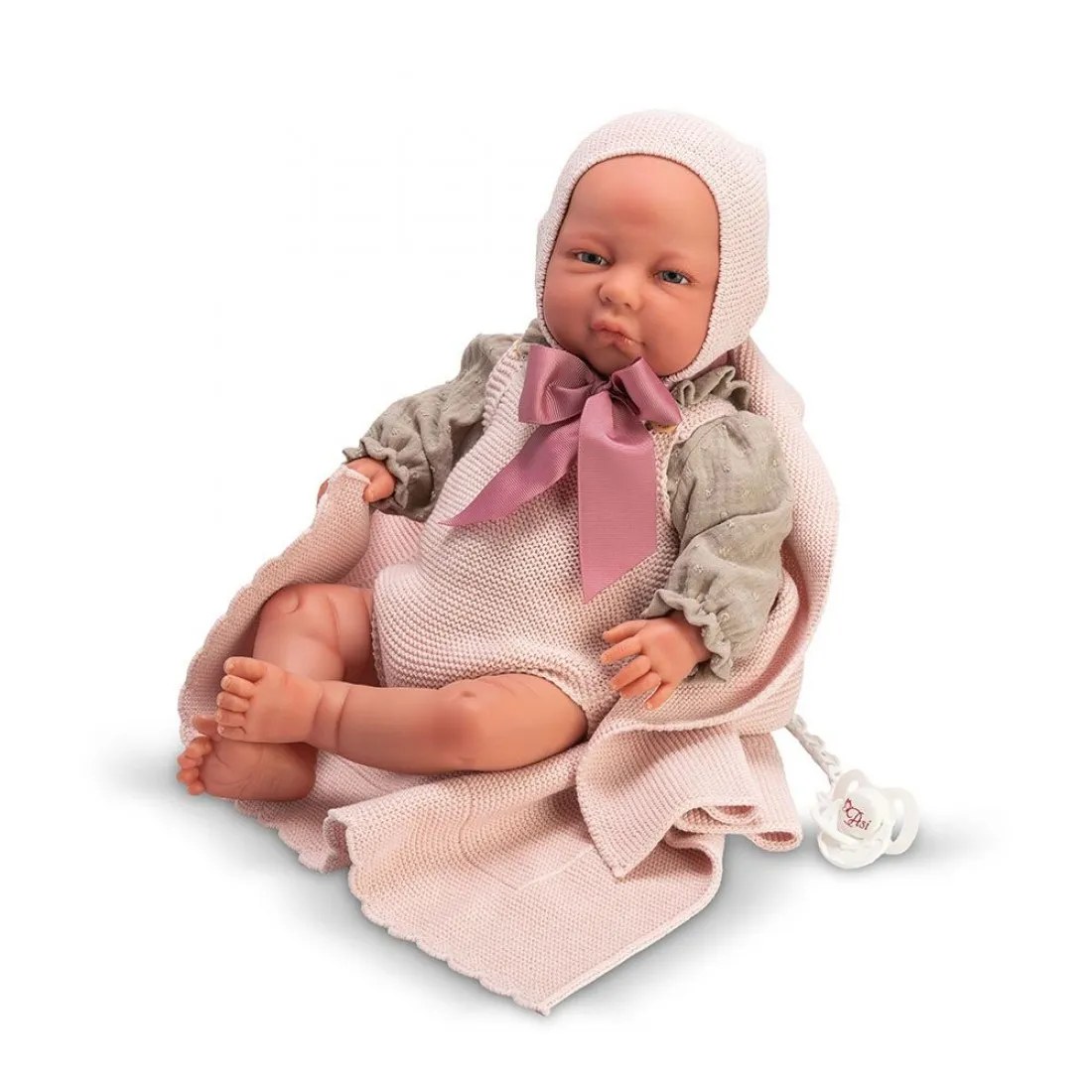 Păpușă bebeluș Asi Real Reborn - Kati, 46 cm