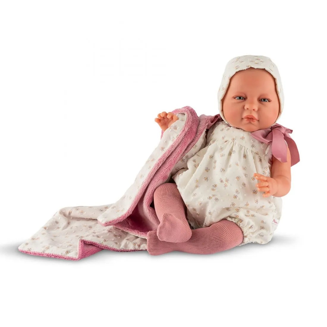 Păpușă bebeluș reborn Asi - Emma, 46 cm