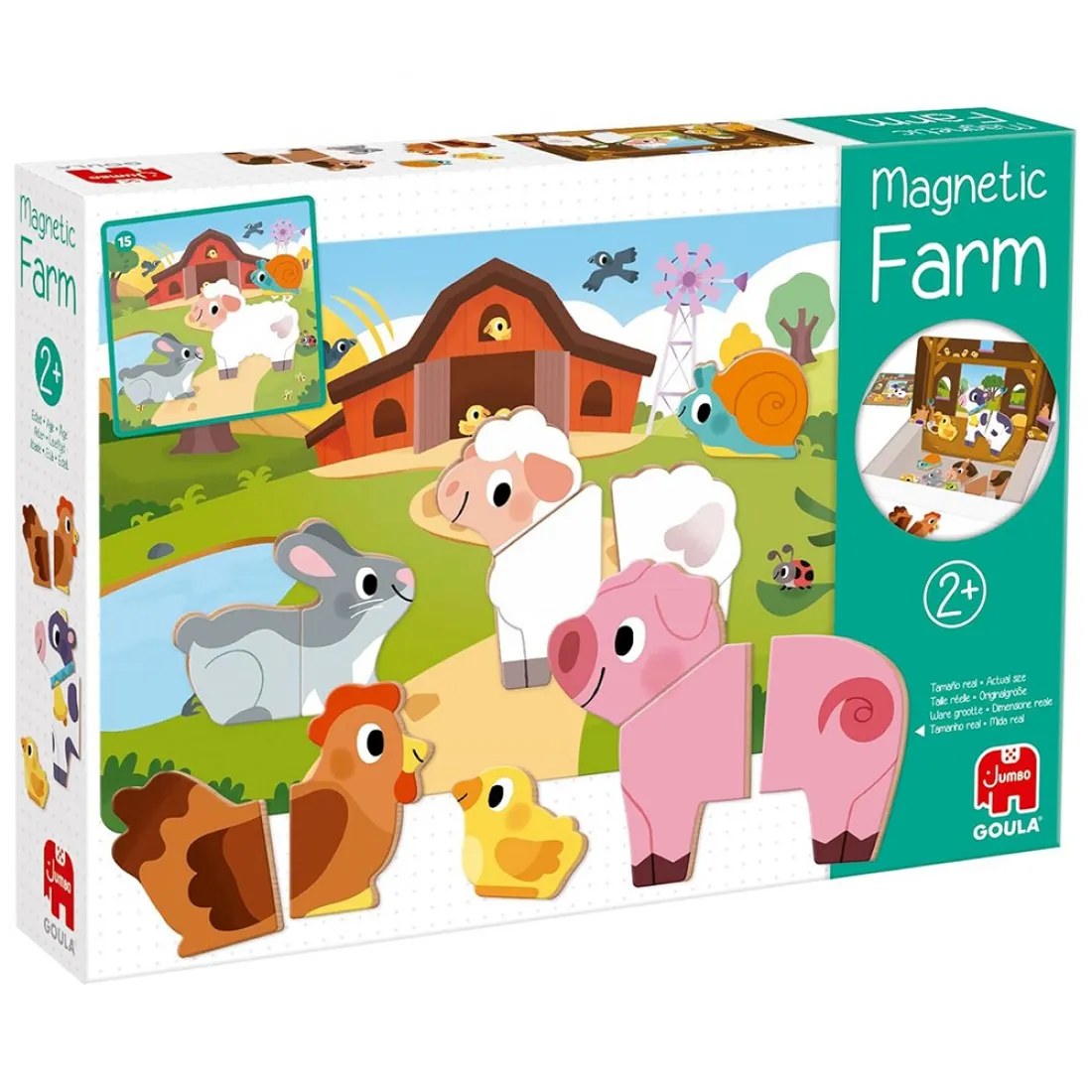 Joc magnetic educativ GOULA - Ferma mea