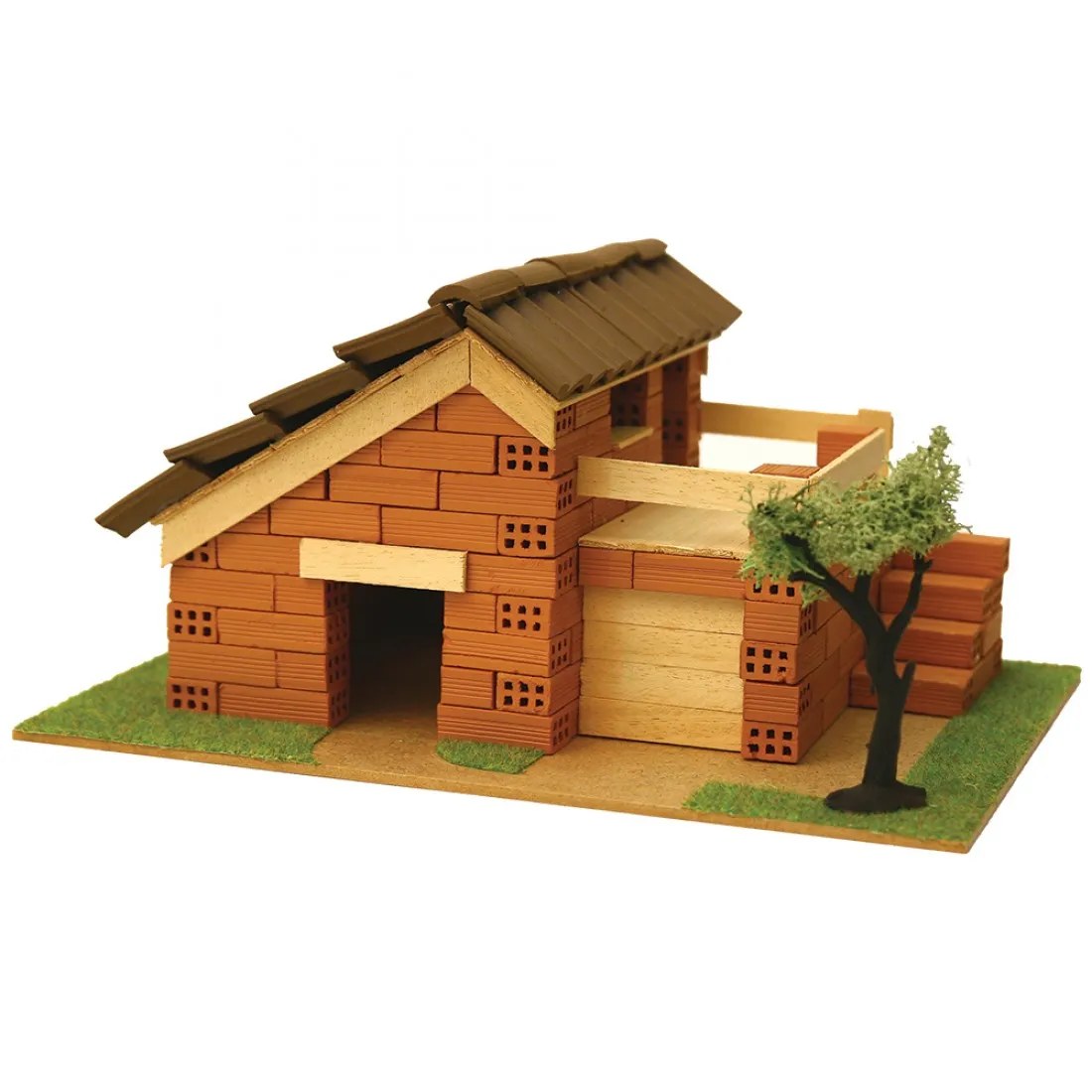 Machetă casă cu cărămizi reale Domus Kits - set pentru începători 6
