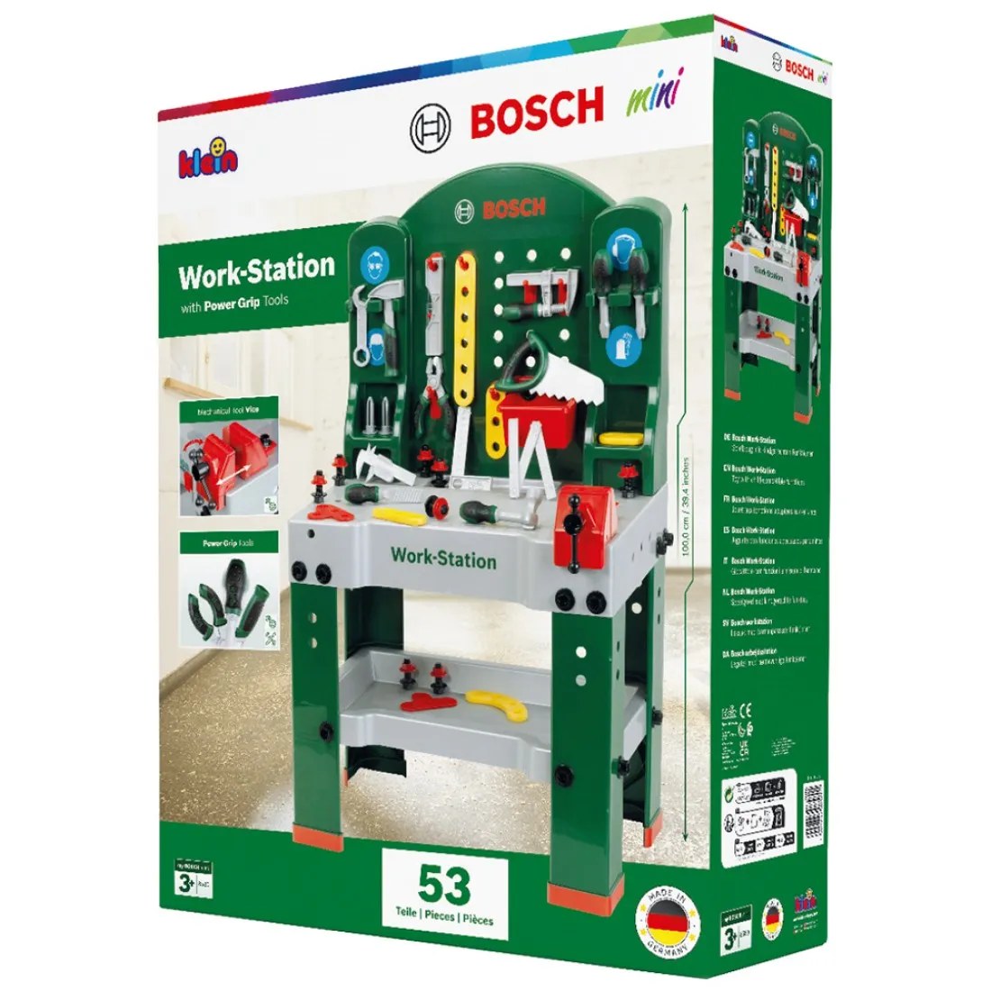 Atelier pentru copii Theo Klein Bosch - Micul meșter, 44 piese