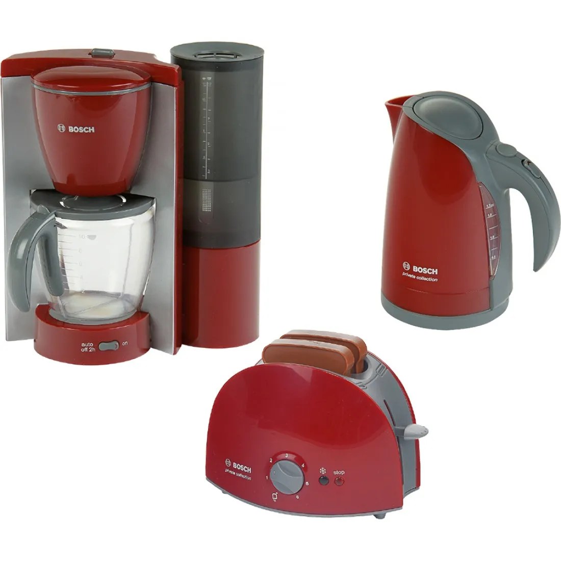 Set de mic dejun pentru copii Theo Klein Bosch - toaster, ceainic, espressor