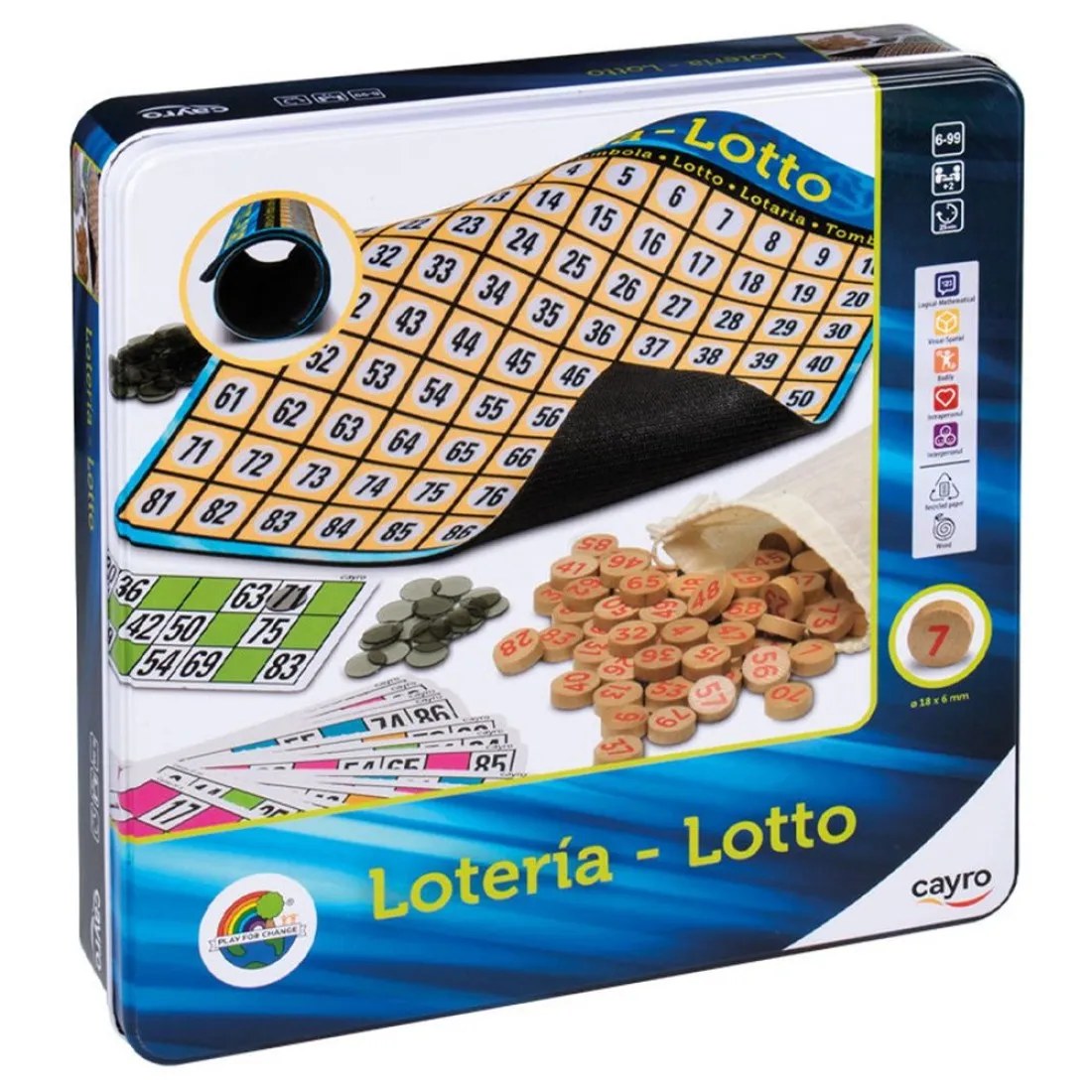 Joc Loto Cayro - în cutie metalică