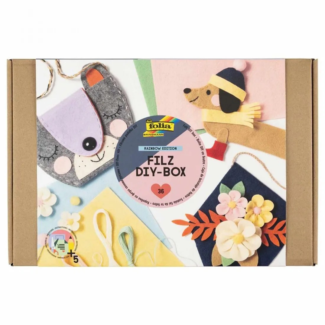 Set creativ cu fetru Folia