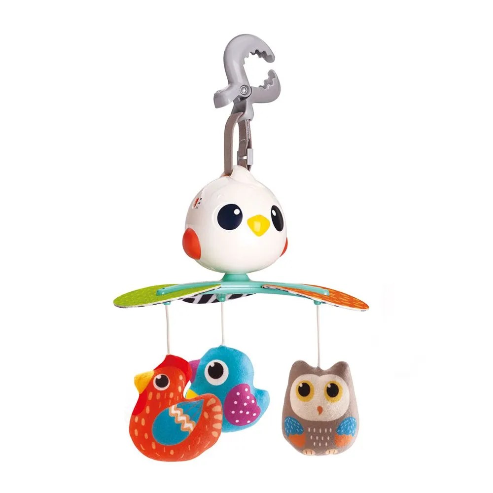 Carusel pentru pătuț Hola Toys - Puișori, cu muzică și lumină
