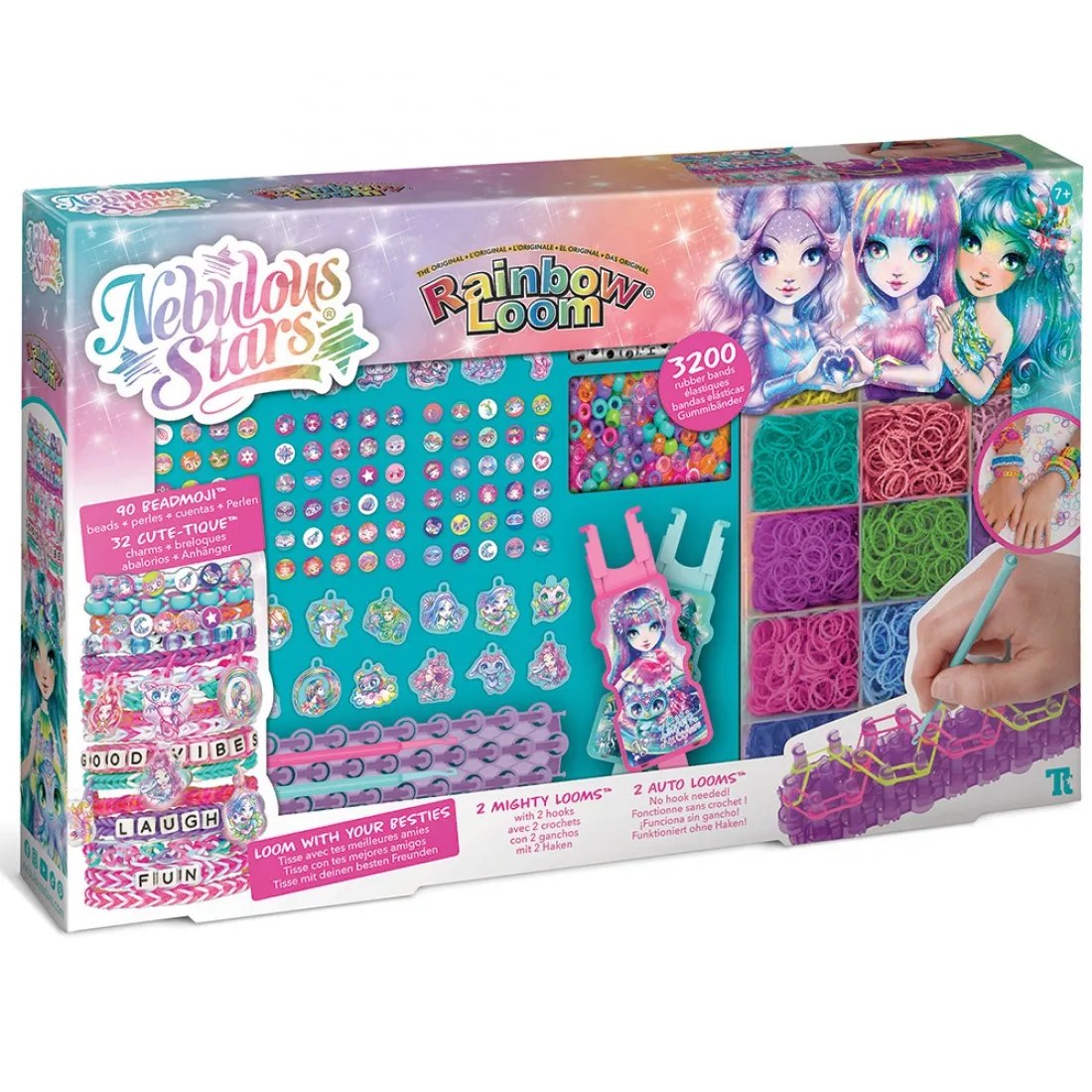 Set creativ Rainbow Loom Nebulous Stars - Prietene pentru totdeauna