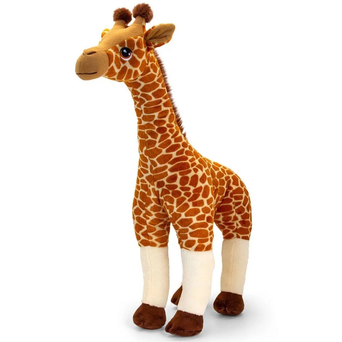 Jucărie de pluș ecologică Keeleco Girafă - 70 cm