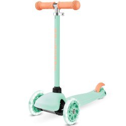 Trotinetă pliabilă cu trei roți BOLDCUBE Teeny - verde mentă