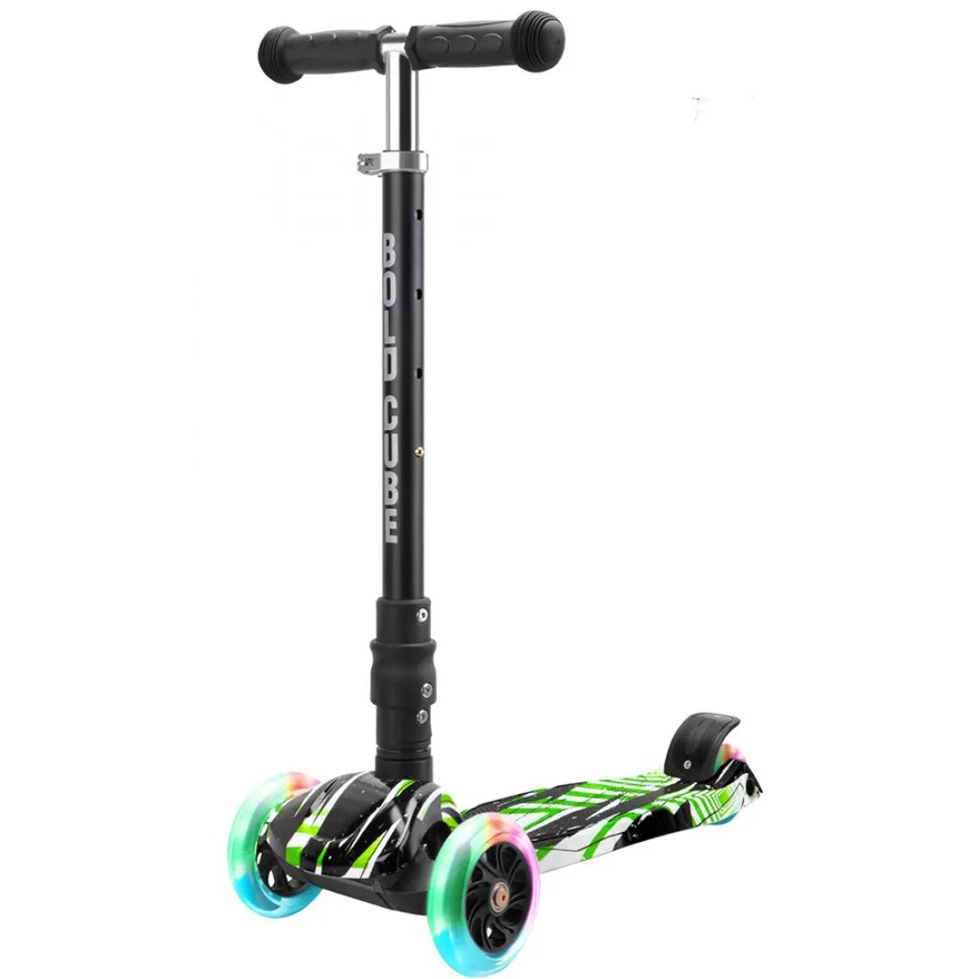 Trotinetă pliabilă cu trei roți BOLDCUBE - Swift Green