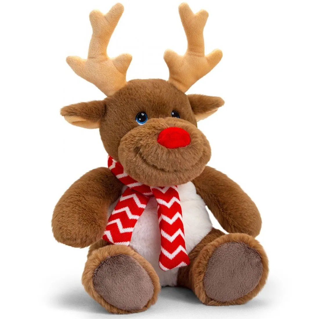 Jucărie de pluș ecologică Keeleco Rudolf - 35 cm