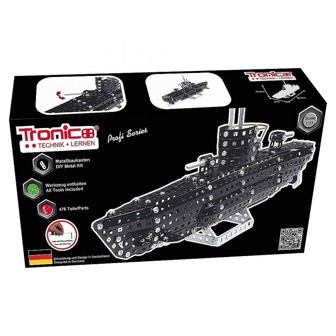 Set construcție metal Tronico - Submarin