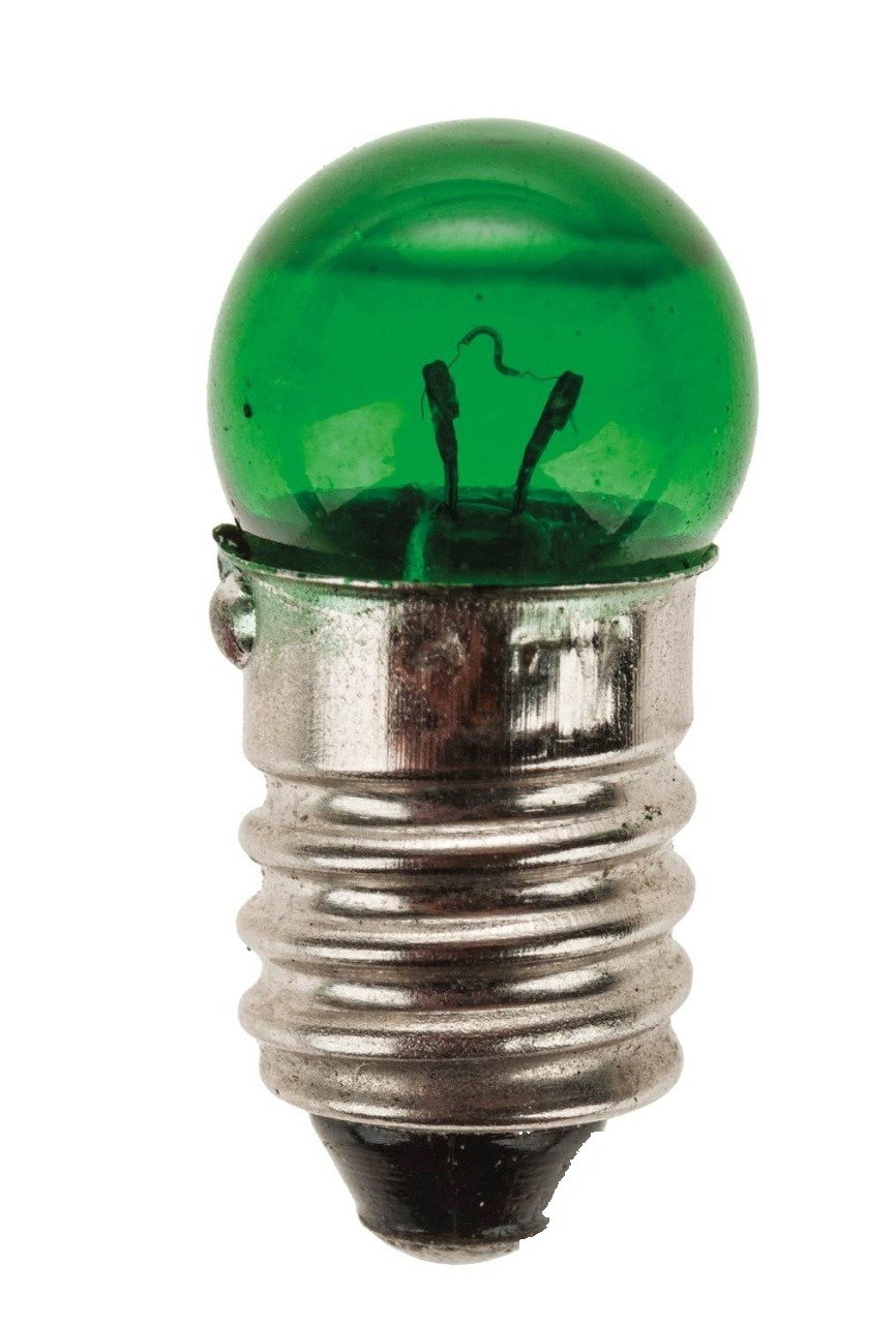 Bec verde (3.5V/0.2A), 10 buc