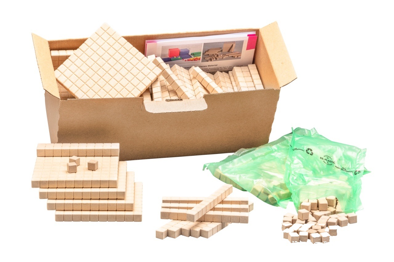 Set Dienes pentru clasă, RE-Wood, 432 piese în cutie