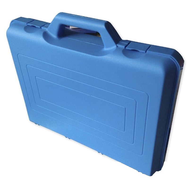 Cutie plastic albastru 37x31x8 cm
