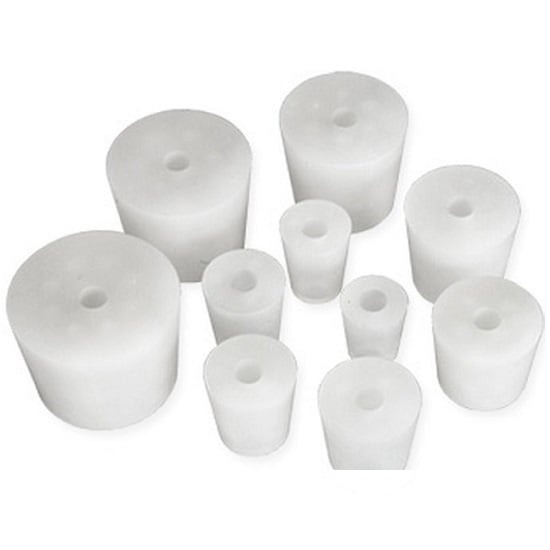Dop de cauciuc siliconic cu 1 orificiu 5buc NO13 (16 x 13 x 24 mm)