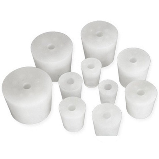 Dop de cauciuc siliconic cu 1 orificiu 5buc NO21 (24,5 x 21 x 28 mm)