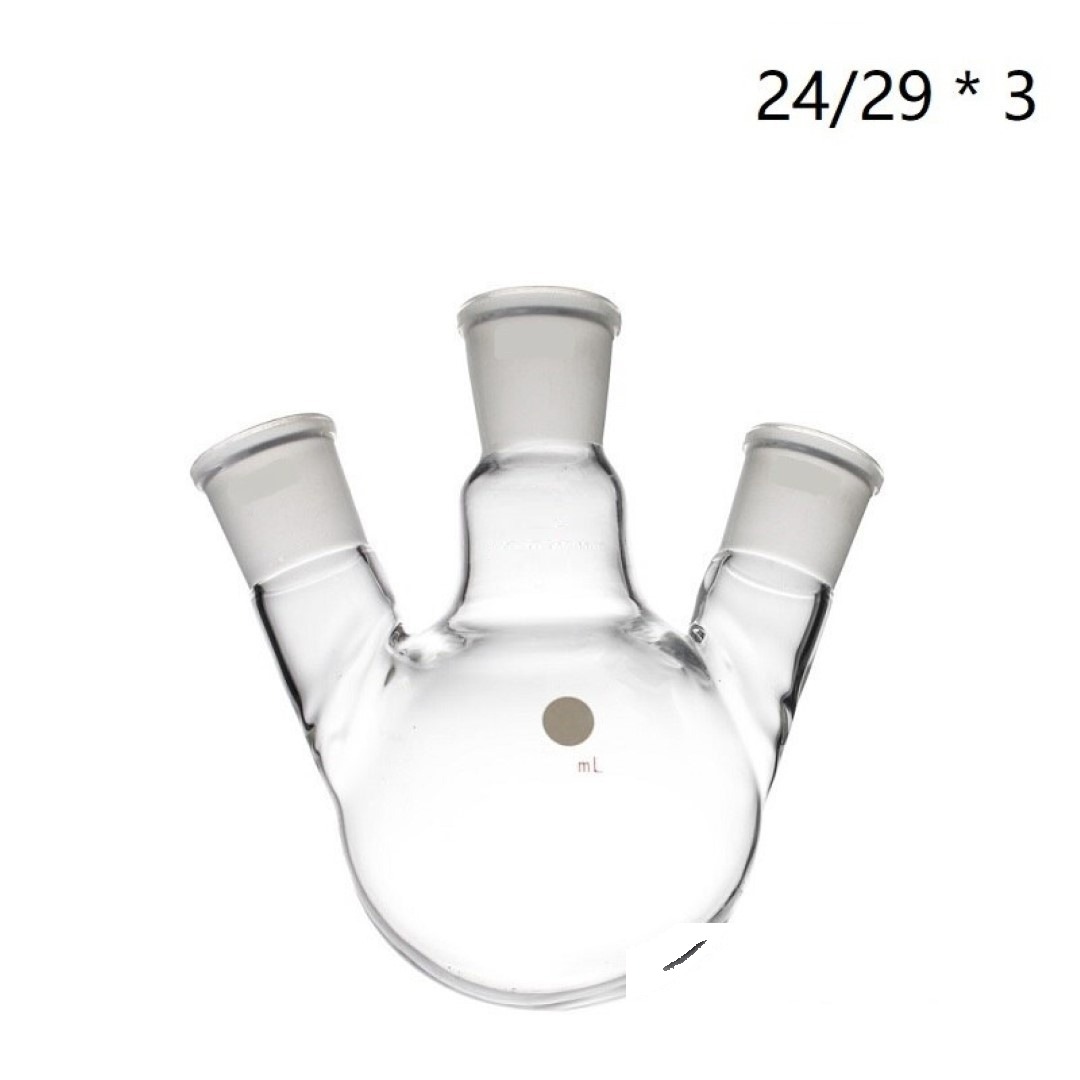 Balon cu formă înclinată cu 3 gâturi 500 ml