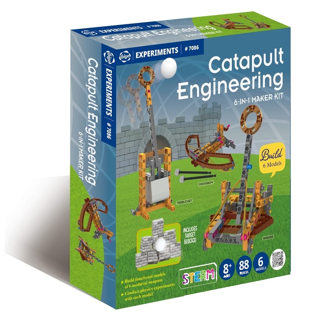 Gigo Arbalete și Catapulte – construiește și învață prin mașini medievale