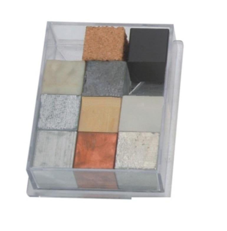 Cuburi din materiale diferite 2x2x2 (10 buc.)