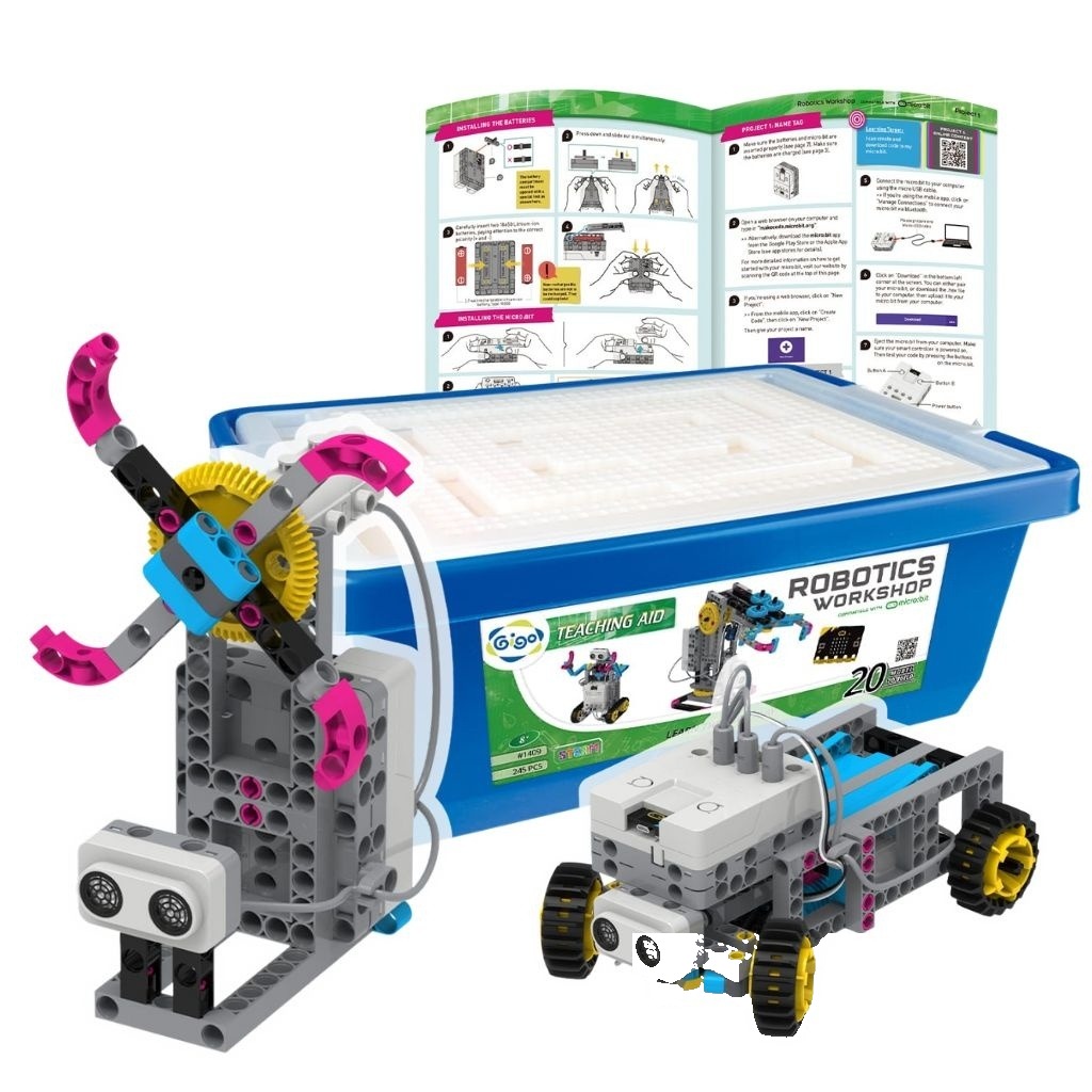 Atelier de robotică, compatibil cu Micro:bit