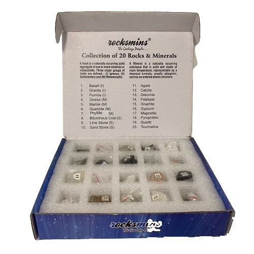 Colectie de roci si minerale 20 buc